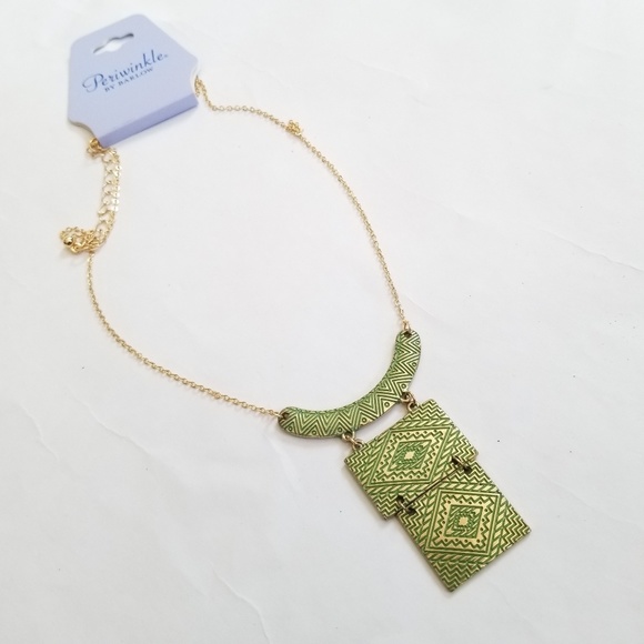 Periwinkle by Barlow southwest necklace goldtone e - Picture 6 of 8